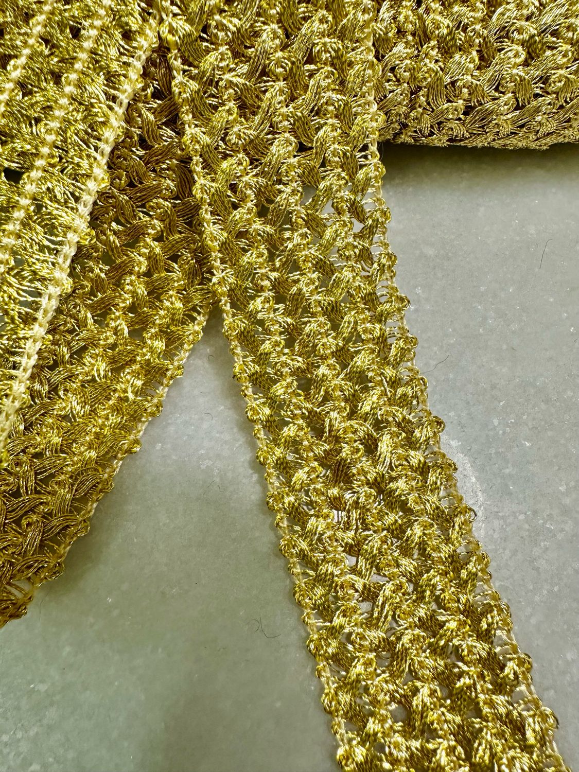 Galon or. Prix au mètre