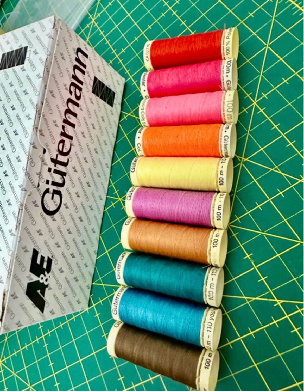 Lot 10 Gutermann 100mtrs