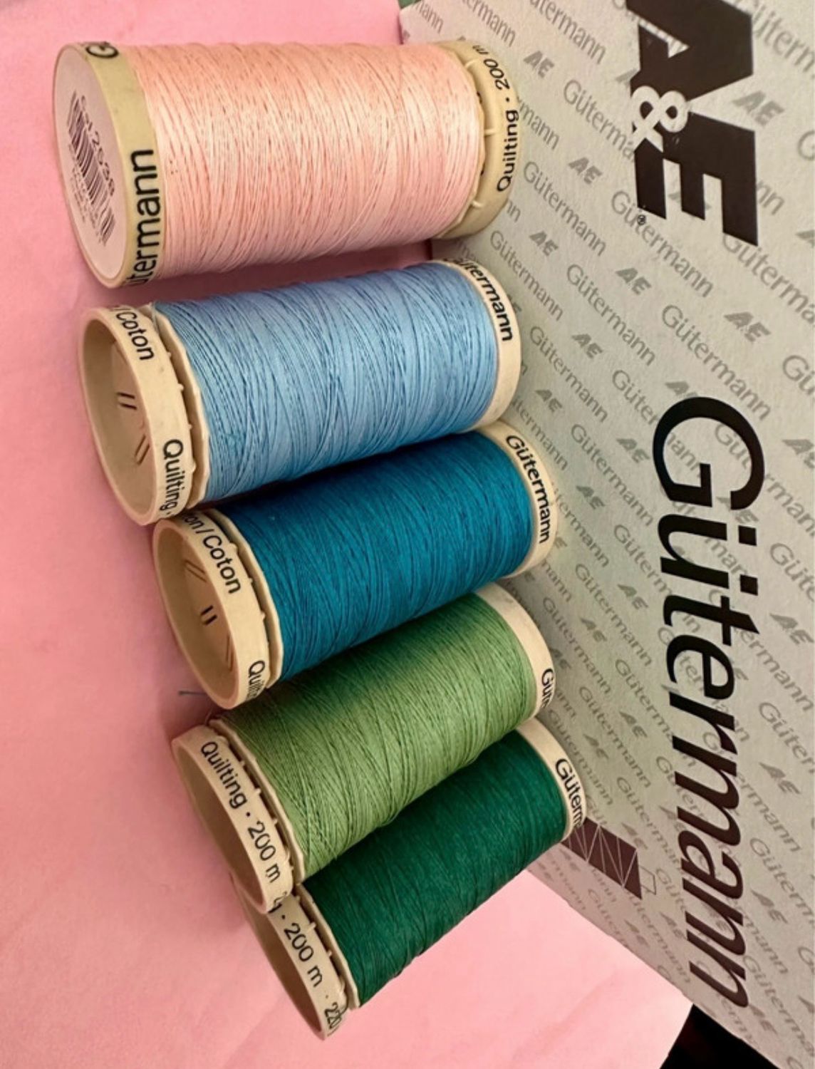 Lot 5 gutermann quilting