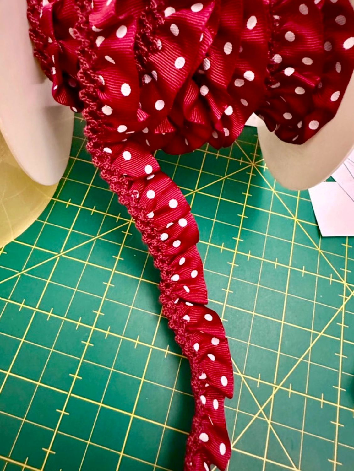 Lot 4,5mètres ruban plissé