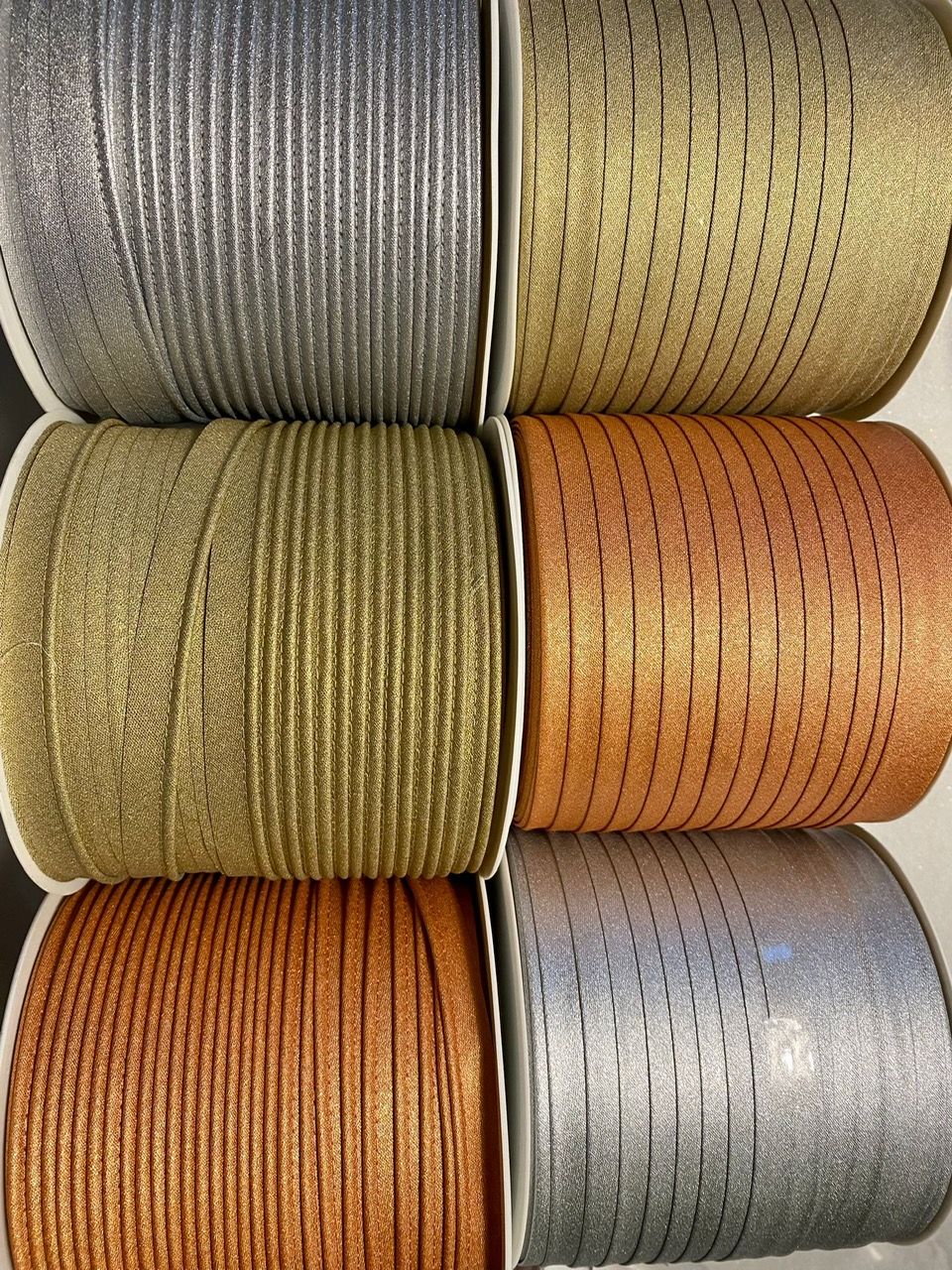 Biais et passepoils lurex