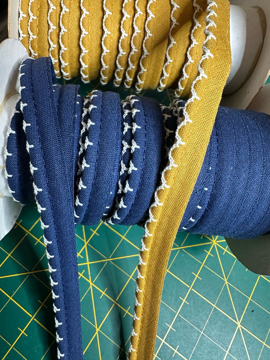 Lot passepoils brodé