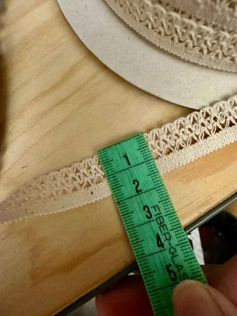 Dentelle coton au mètre