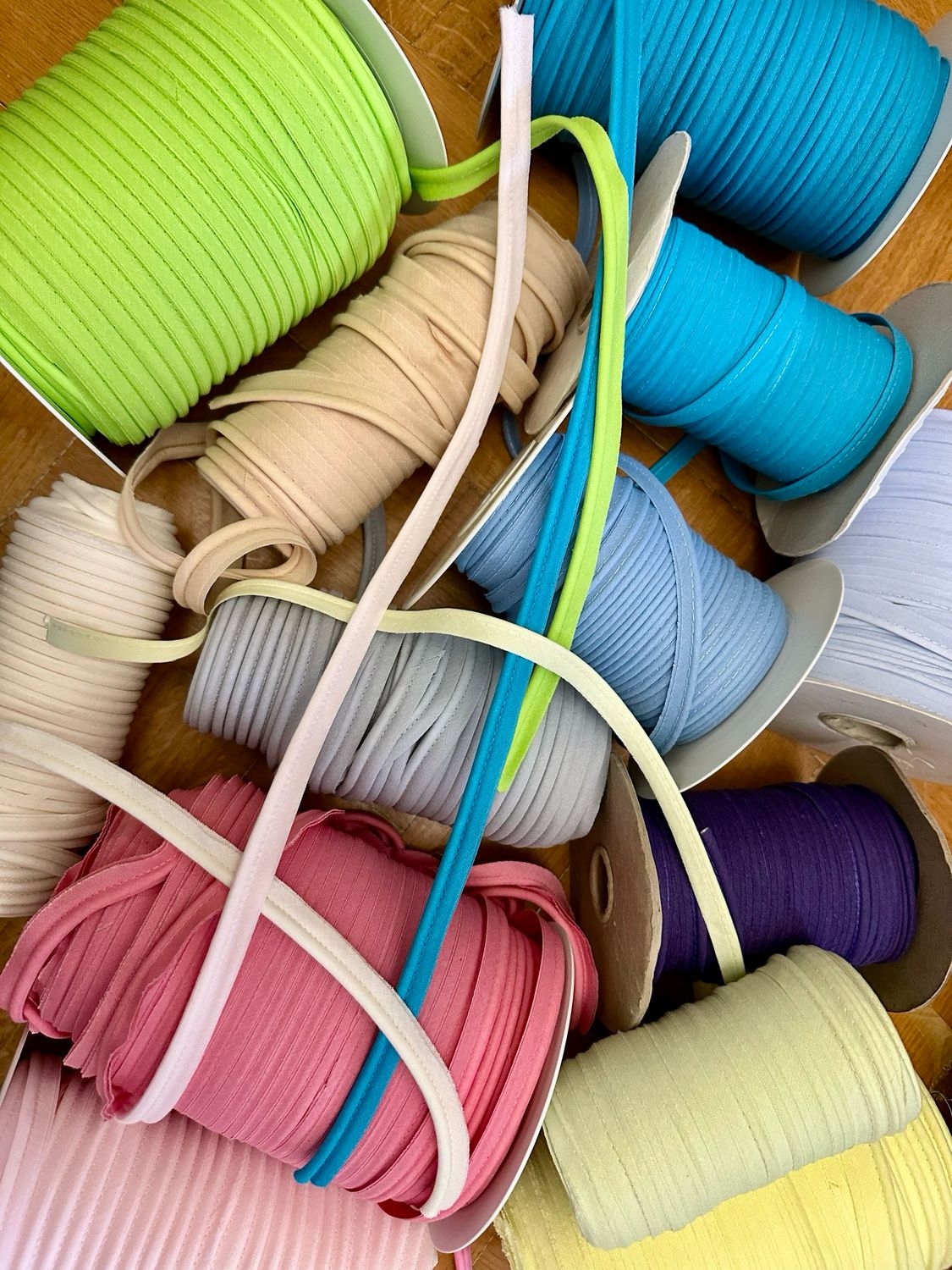 Passepoils uni couleur au mètre