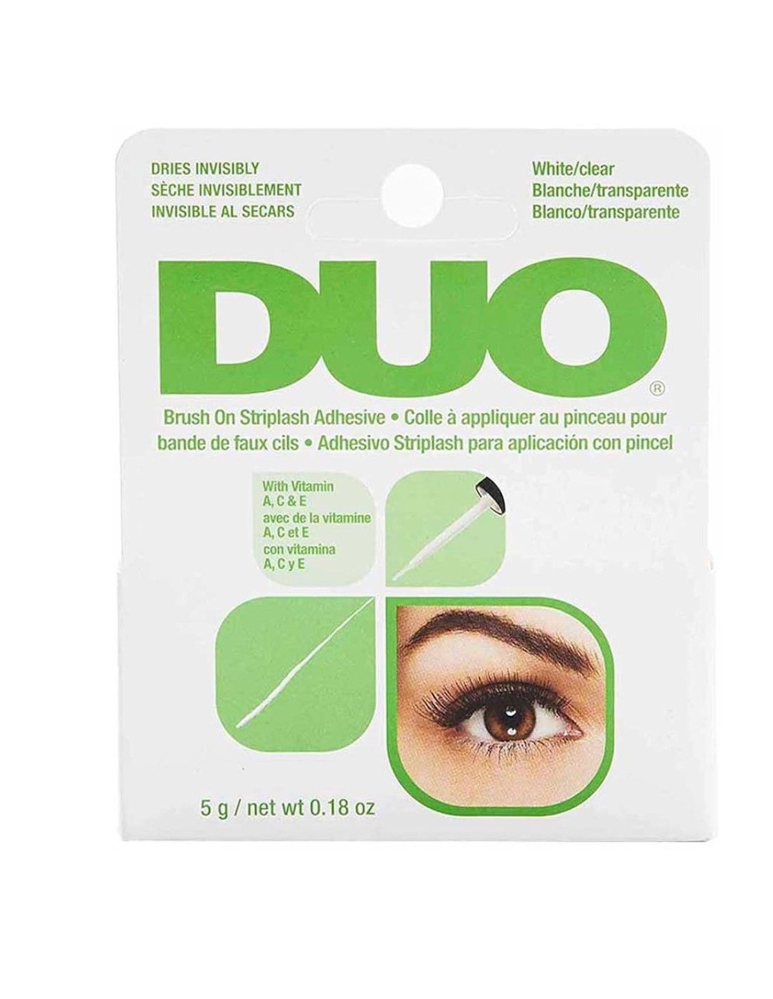 Duo Brush On Striplash Adhesive Clear 5ml Duo Brush On Striplash Adhesive Clear 5ml