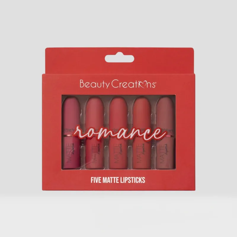 Matte Lipstick - 5-Piece Matte Lipstick Set