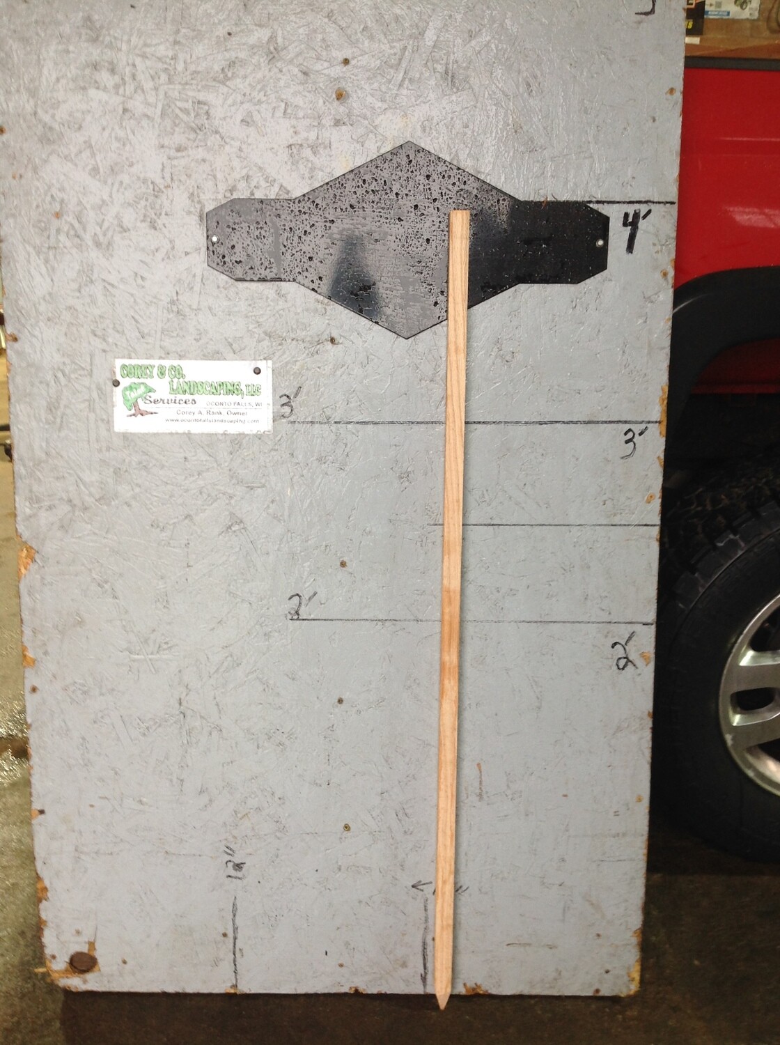 Wooden Stakes Hardwood - 4' - $1.00/each