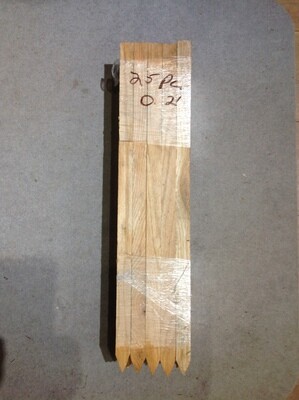 Wooden Stakes Hardwood-2' (Pack of 25)-$12.00