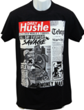 DAILY HUSTLE T-SHIRT, Size: S, Color: Black