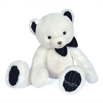 Peluche Ours Chic Ivoire