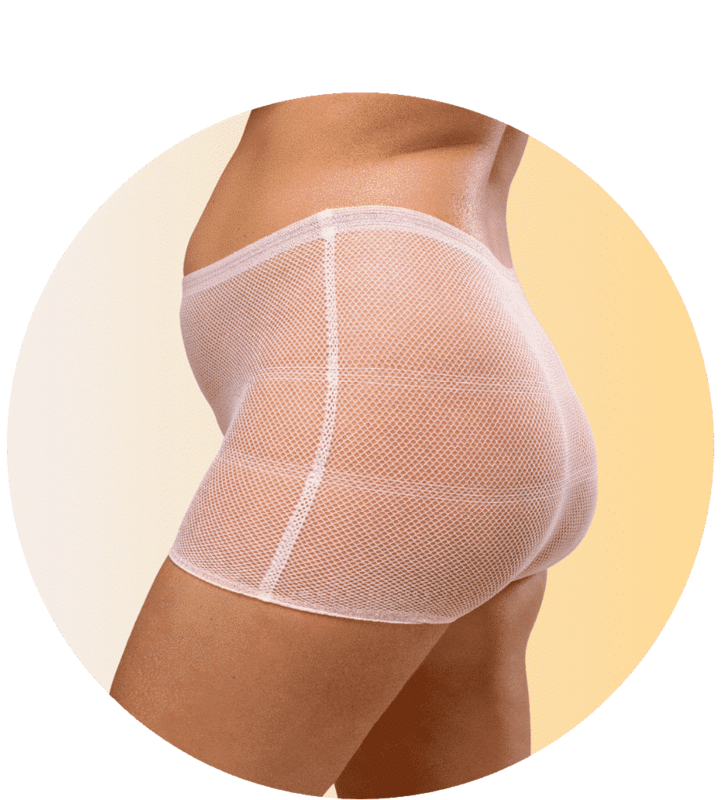Culotte Hospitalière Lavable x4  "Blanc" - Taille Unique -