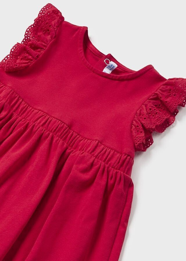 Robe avec Petit Sac "Rouge" -Taille 12 Mois (80 cm) -