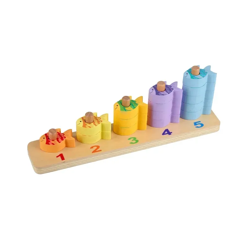 Compter les Poissons en Bois