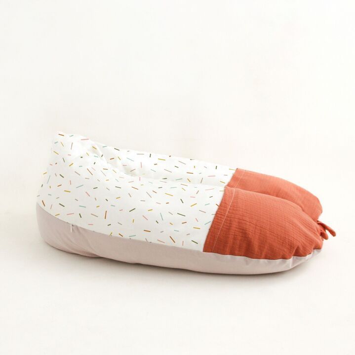 Coussin d'Allaitement et de Relaxation Terracotta