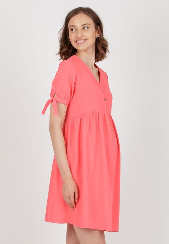 Robe de Maternité et d'Allaitement "Corail" - Taille XS -