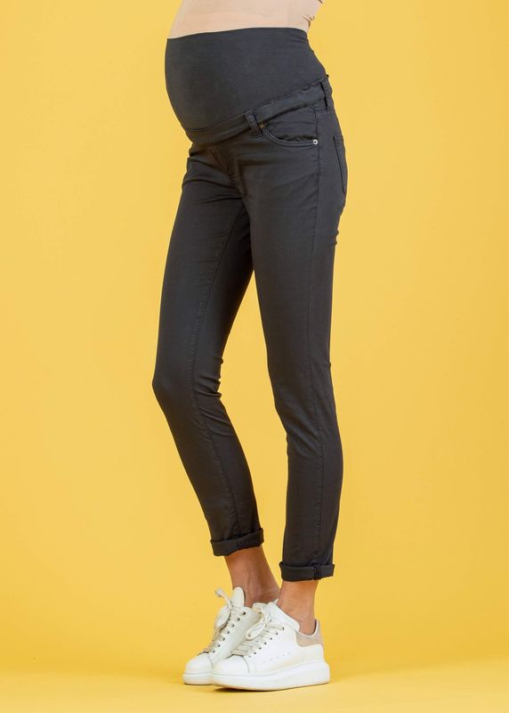 Pantalon de Maternité Skinny en Coton Léger "Marine" - Taille M -
