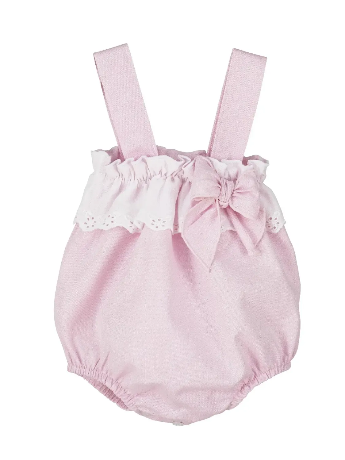 Barboteuse Rose avec Noeud - Taille 18 Mois -