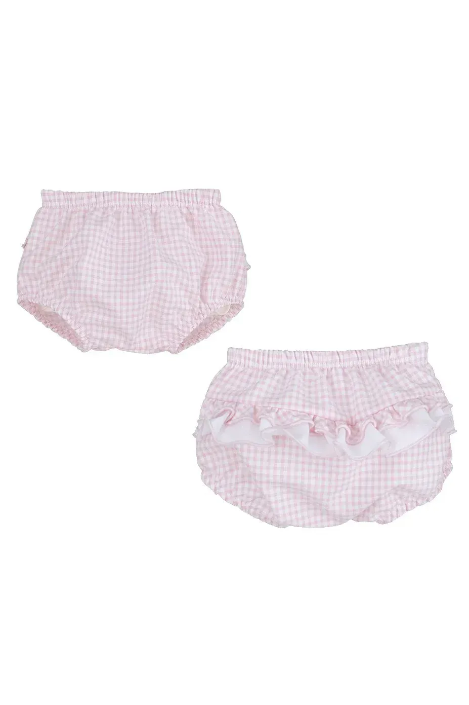 Culotte Vichy Rose avec Volants - Taille 18 Mois -