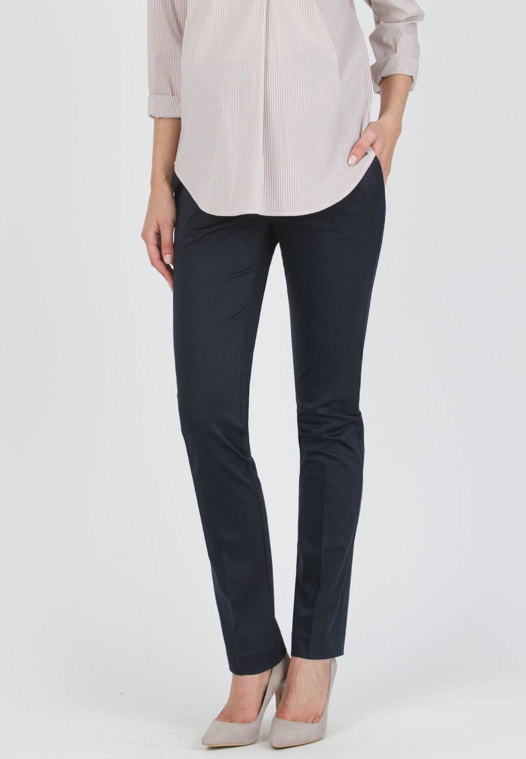 Pantalon de Maternité Coupe Droite "Marine" - Taille M -