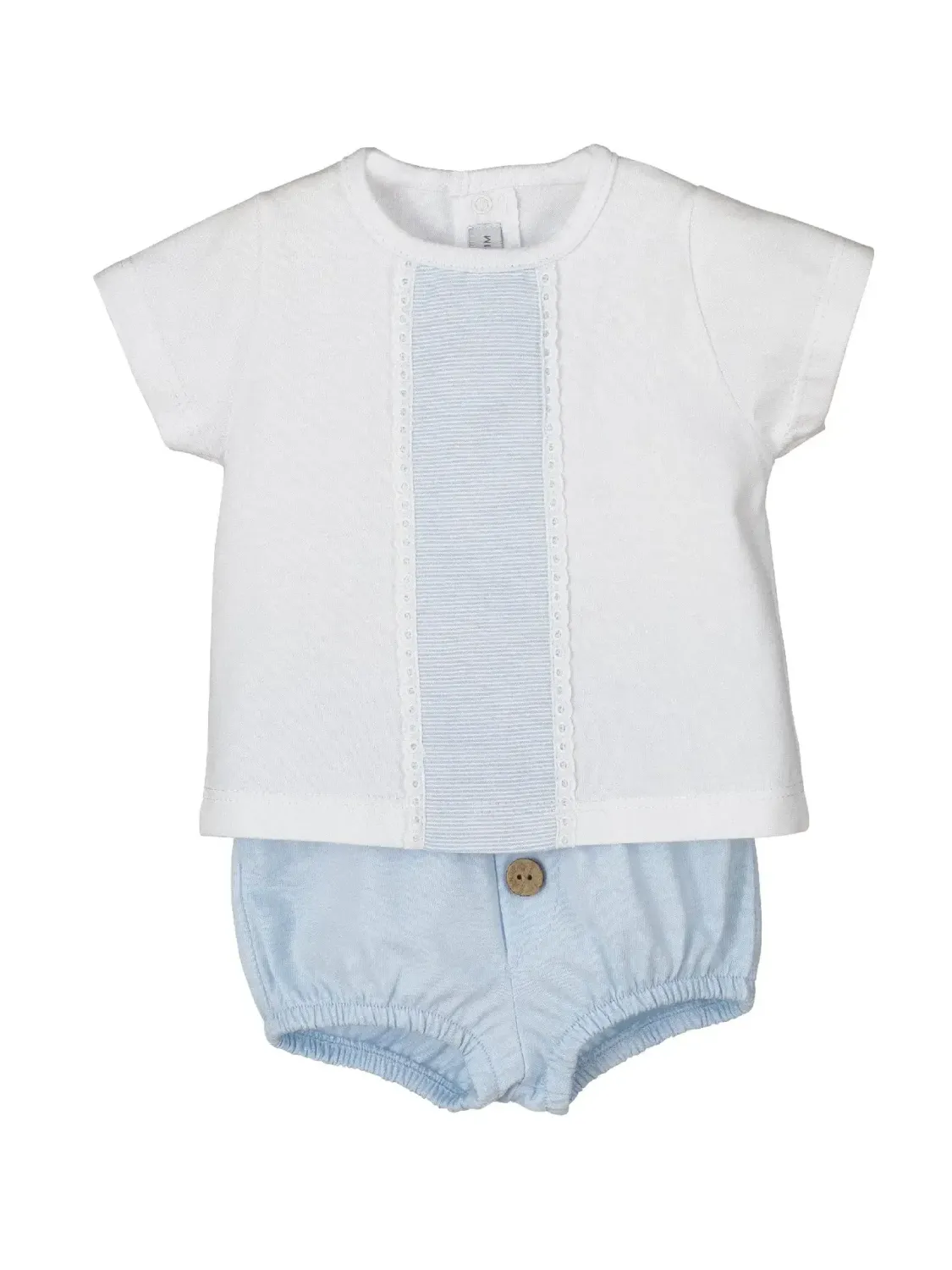 Ensemble Bloomer "Céleste" - Taille 6 Mois -