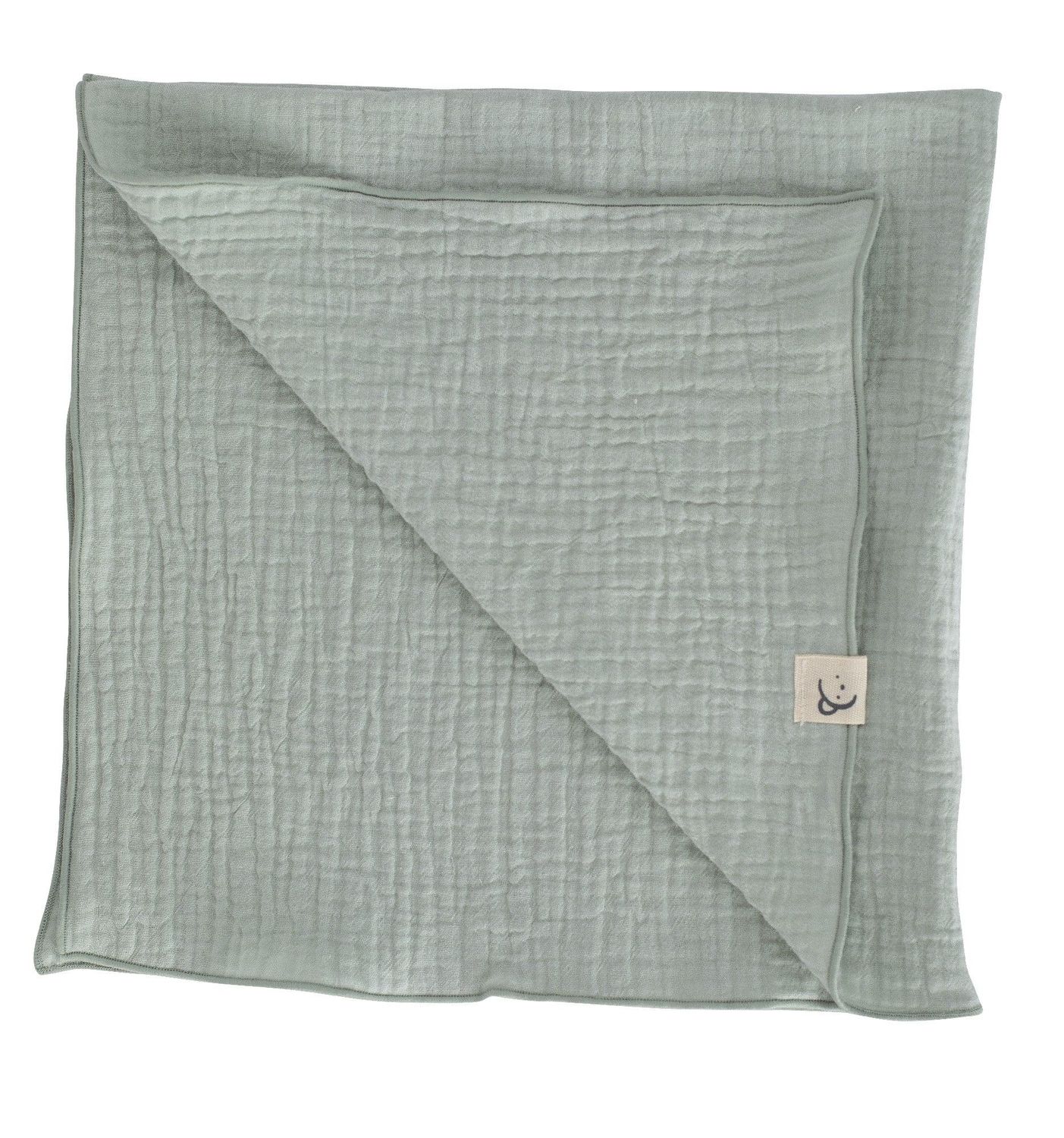 Lange Gaze de Coton 60x60 cm - Vert -
