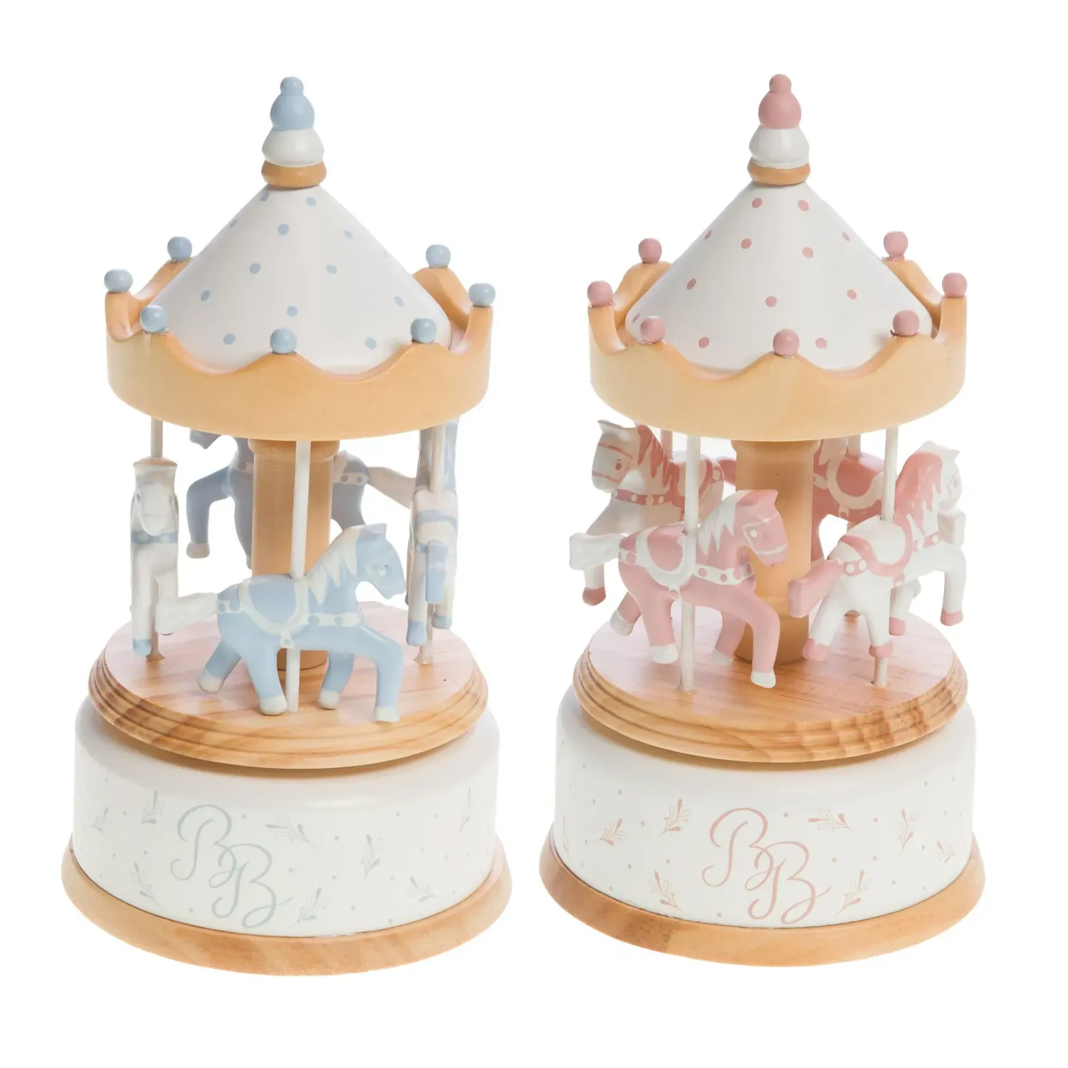 Carrousel en Bois Bleu