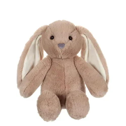 Peluche Lapin Taupe - 28 cm -