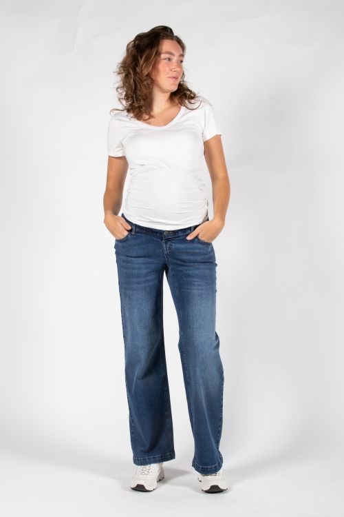 Jean de Maternité Coupe Droite Large - Taille 40 -