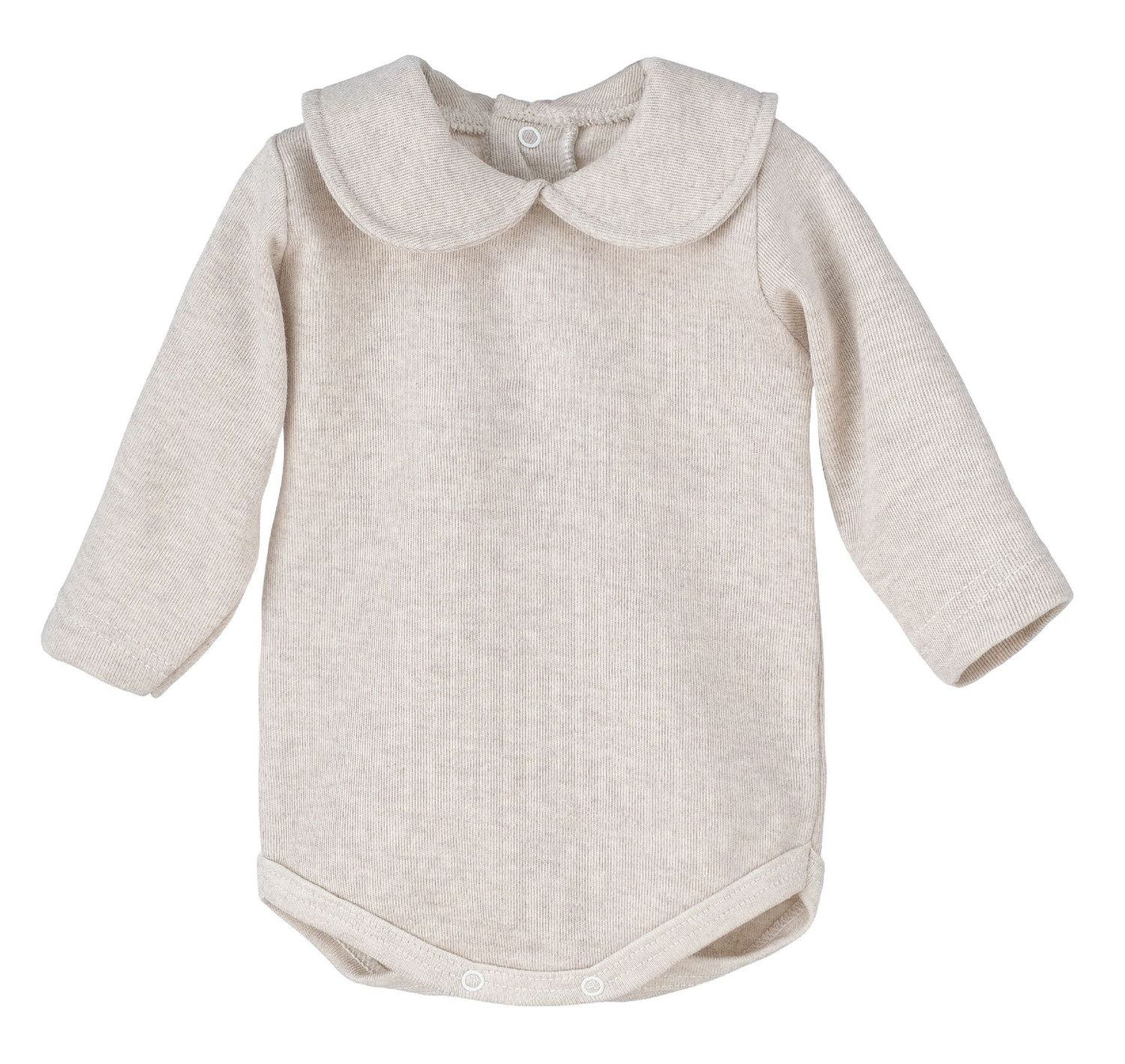 Body Col Rond Ecru - 12 Mois -