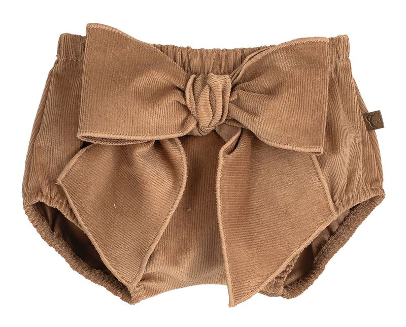 Culotte Velours Fille Marron - Taille 12 Mois - Culotte Velours Fille Marron - Taille 12 Mois -