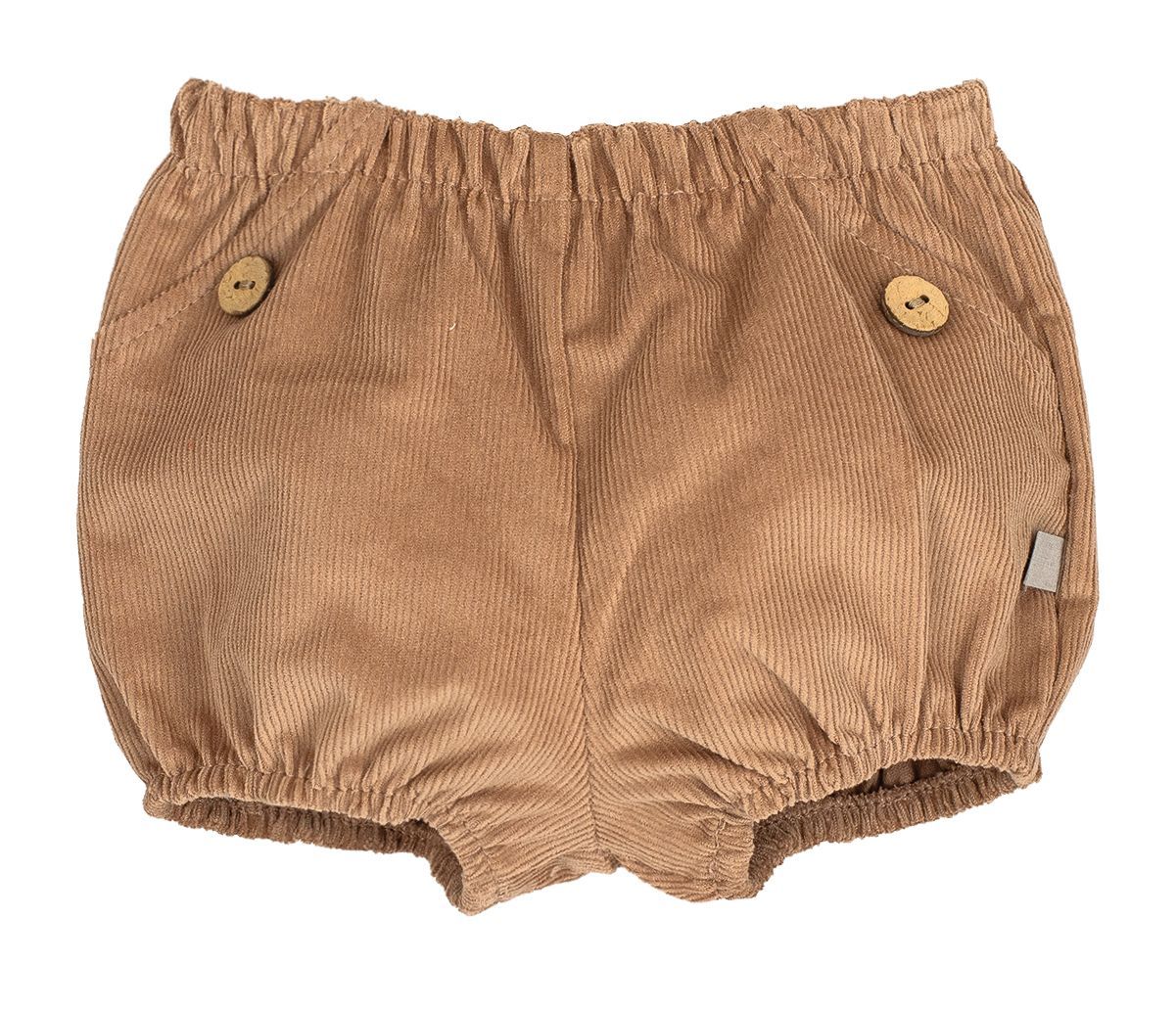 Culotte Velours Garçon Marron - Taille 24 Mois -
