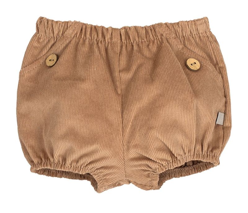 Culotte Velours Garçon Marron - Taille 3 Mois -