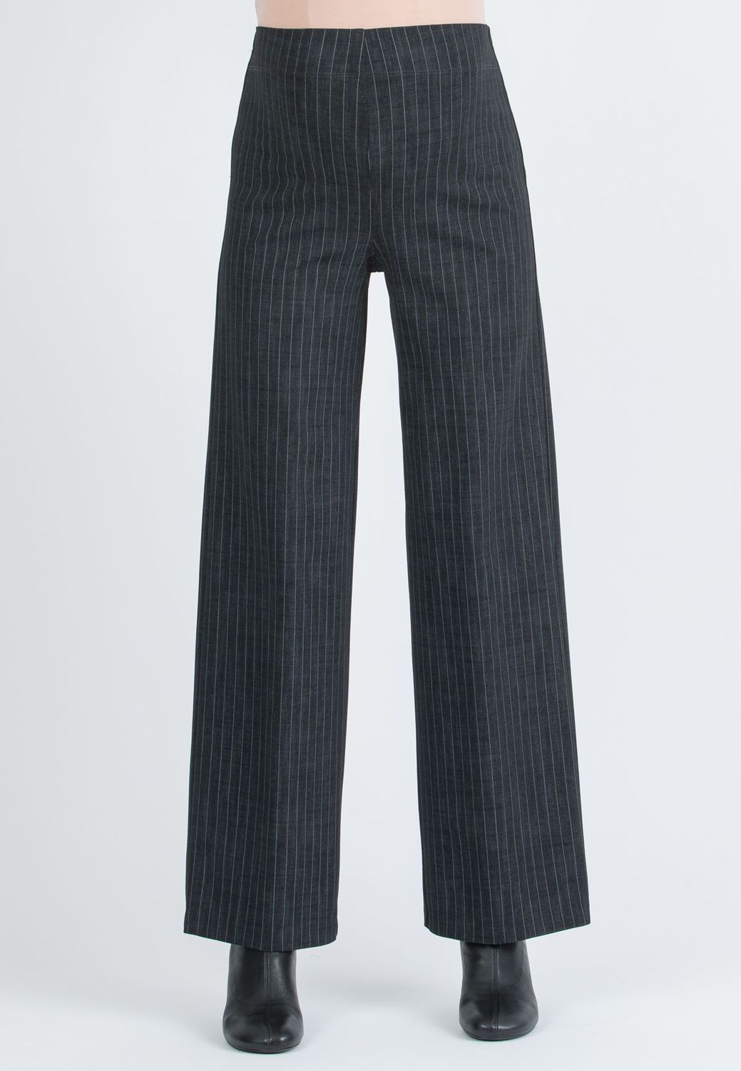 Pantalon de Maternité à Fines Rayures - Taille S - Pantalon de Maternité à Fines Rayures - Taille S -