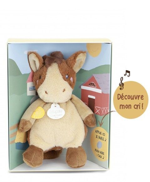 Peluche Cheval avec Boîte Sonore Peluche Cheval avec Boîte Sonore