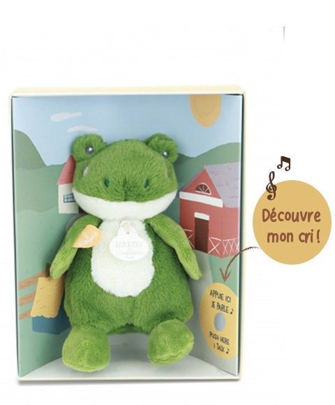 Peluche Grenouille avec Boîte Sonore Peluche Grenouille avec Boîte Sonore