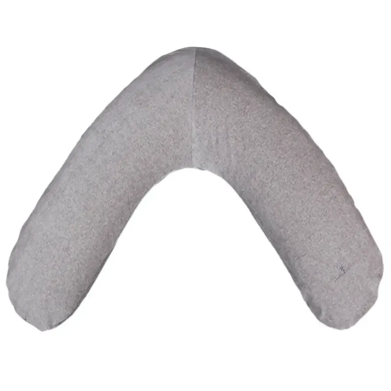 Coussin de Maternité et d'Allaitement 160 cm Déhoussable - Gris -