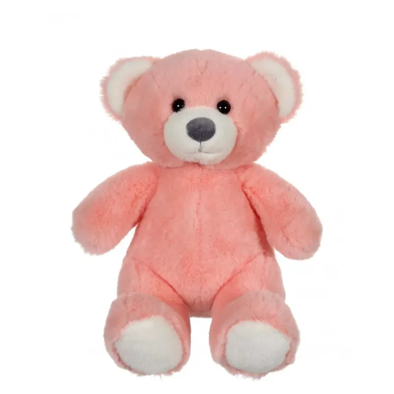 Peluche Ours 24 cm Rose
