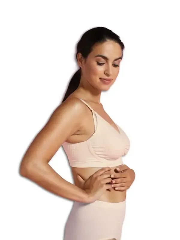 Soutien-Gorge de Maternité et Allaitement avec Support Carri-gel Miel -Taille S-