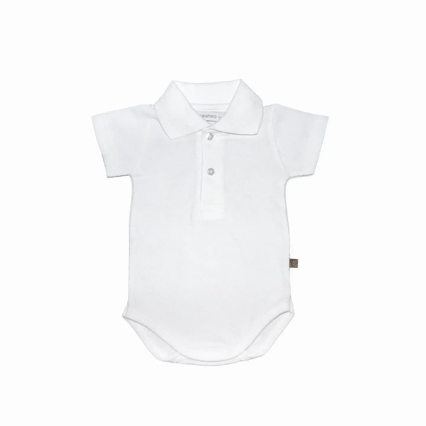 Body Polo Blanc - Taille 18Mois -