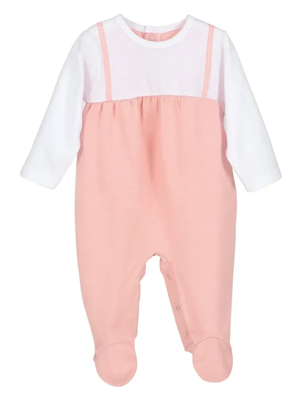 Grenouillère Coton Rose - Taille 6 Mois -