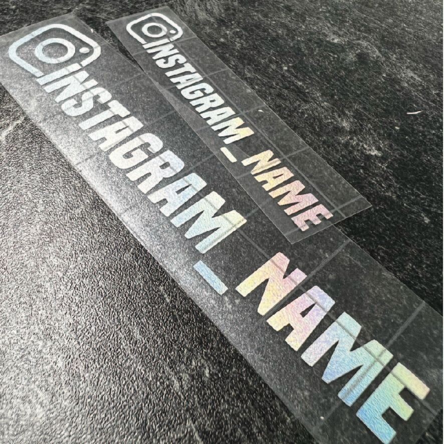 Instagram Vinyl Sticker