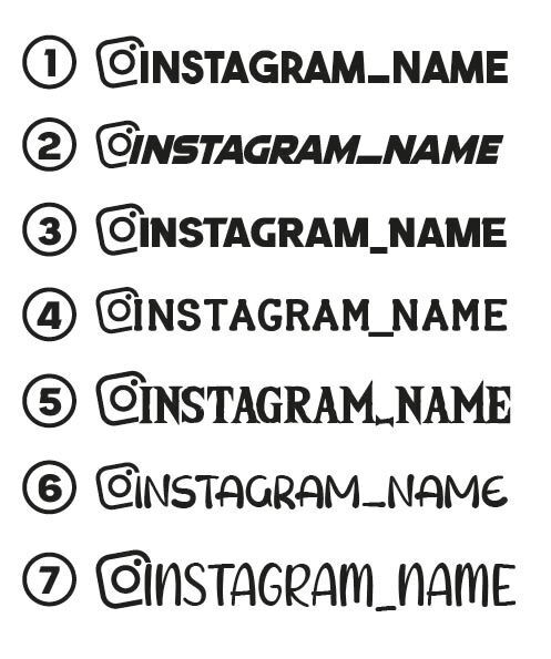 Instagram Vinyl Sticker