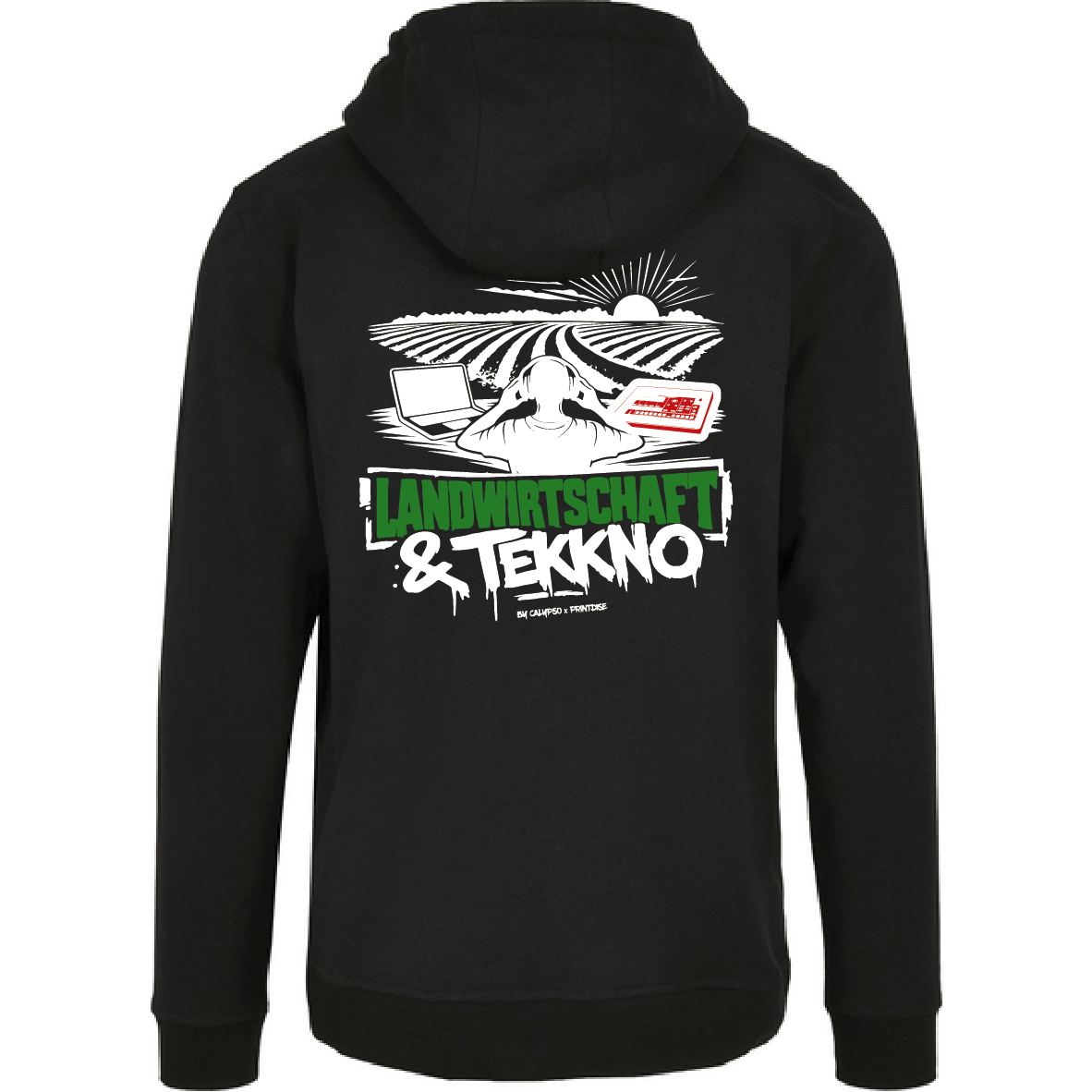 Landwirtschaft & Tekkno Hoodie Unisex