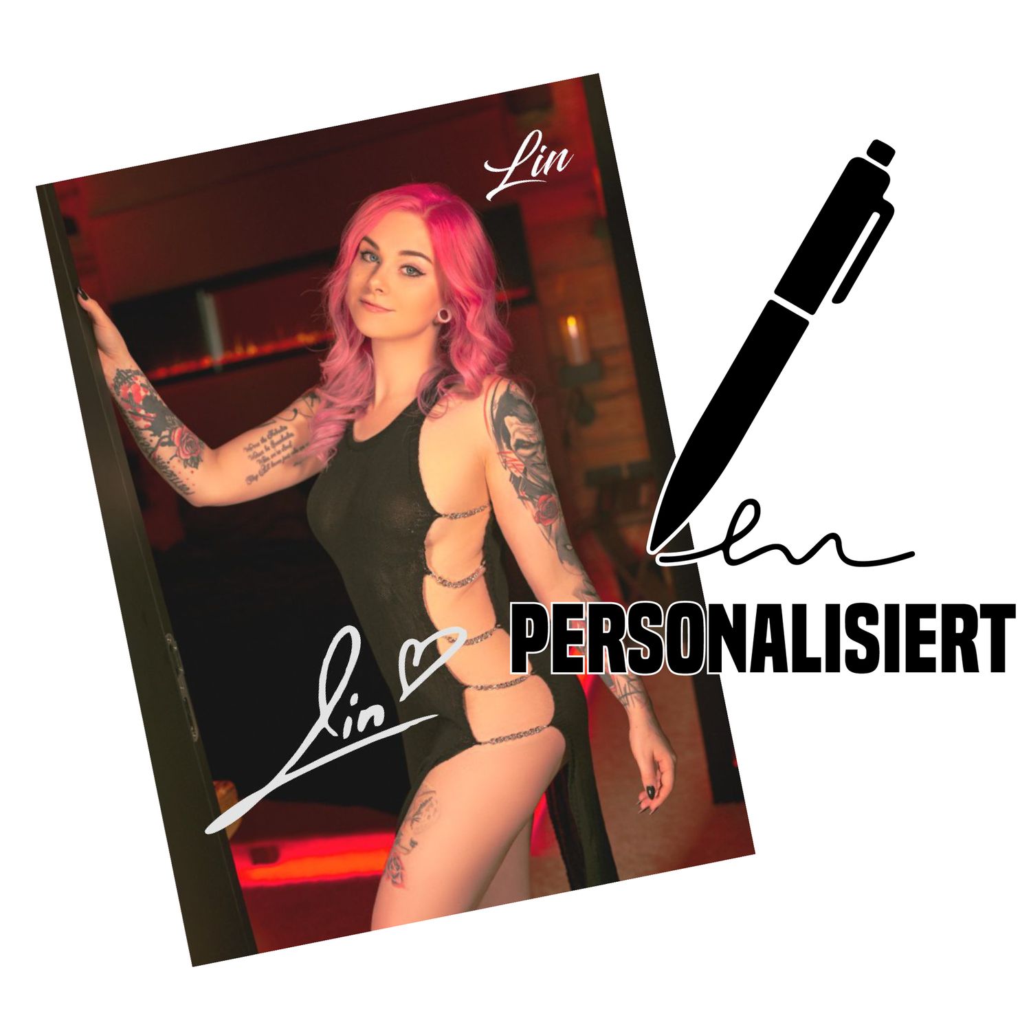 Autogrammkarte Personalisiert