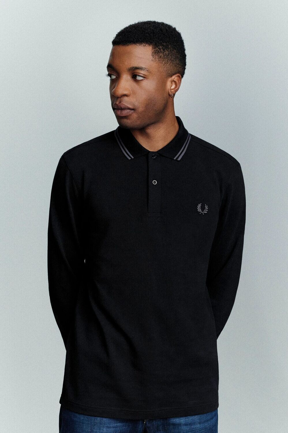 POLO LS TWIN TIPPED FRED PERRY