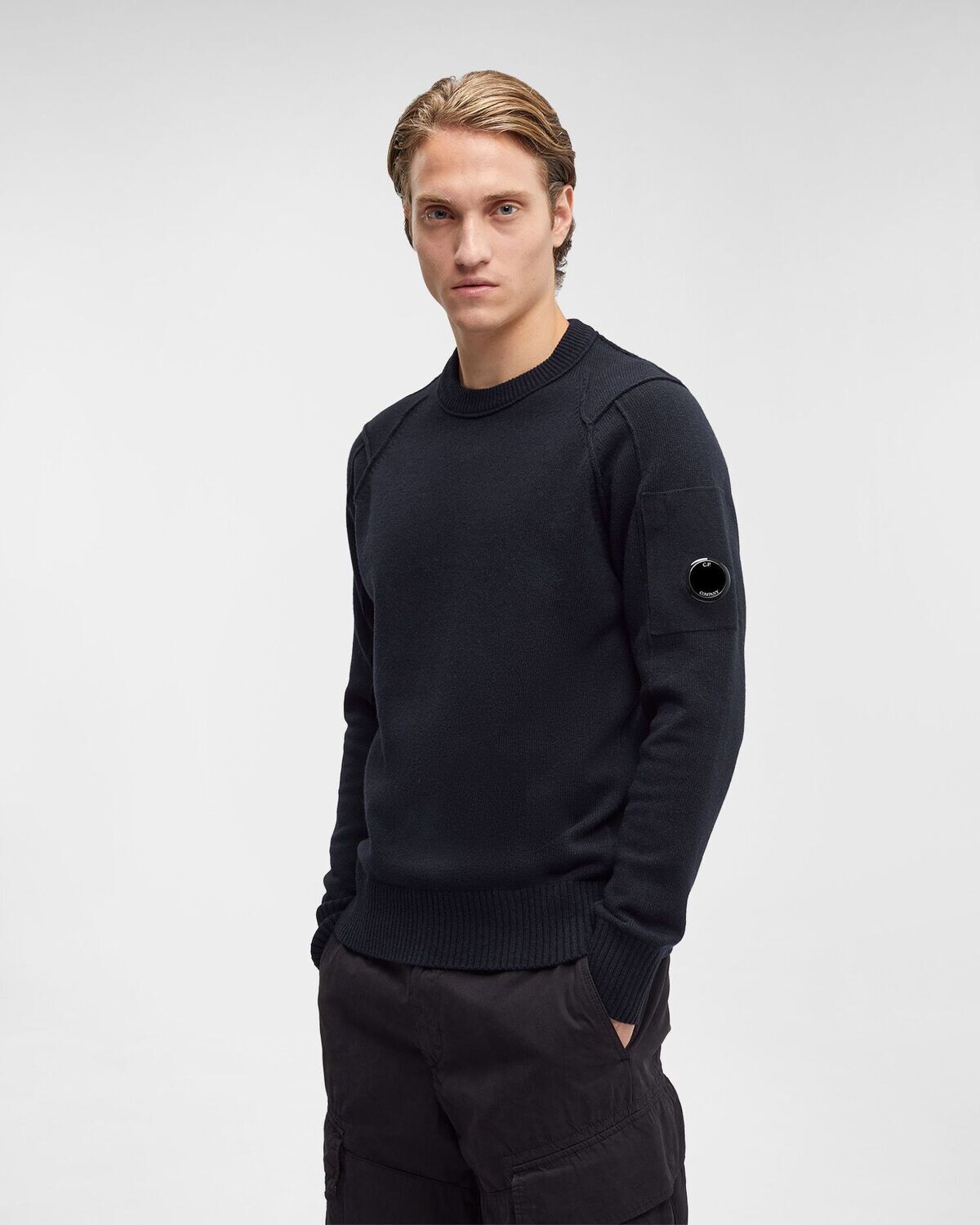 MAGLIA LAMBSWOOL CREW NECK TOTAL ECLIPSE CP COMPANY