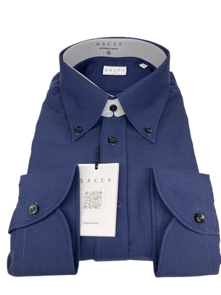 CAMICIA OXFORD BLU XACUS