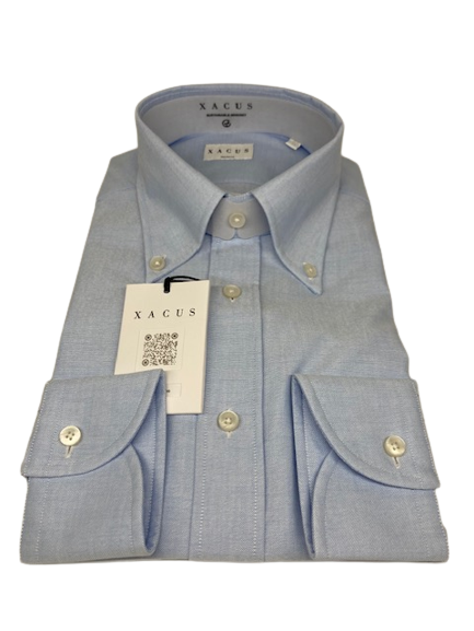CAMICIA OXFORD CELESTE XACUS