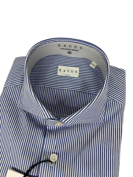 CAMICIA BACCHETTINA BLU XACUS