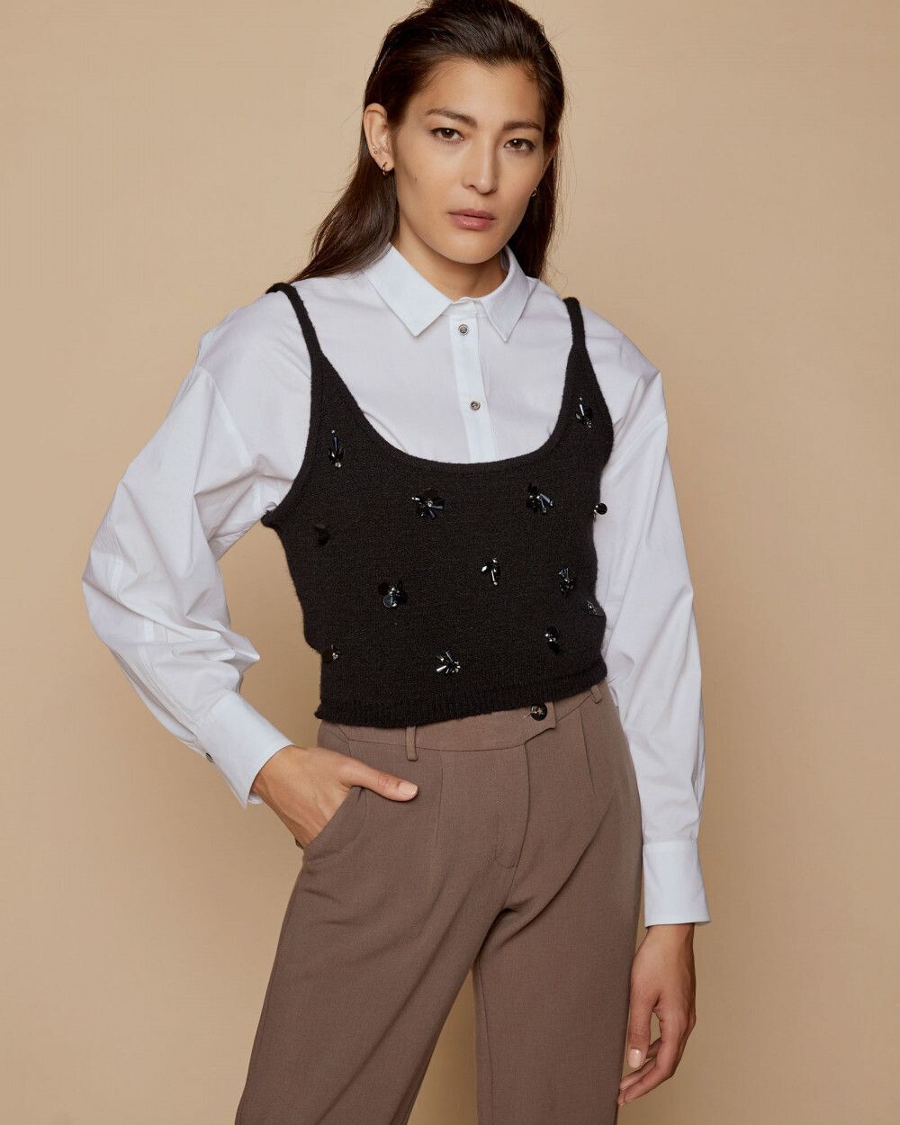 TOP MAGLIA ACCESS FASHION